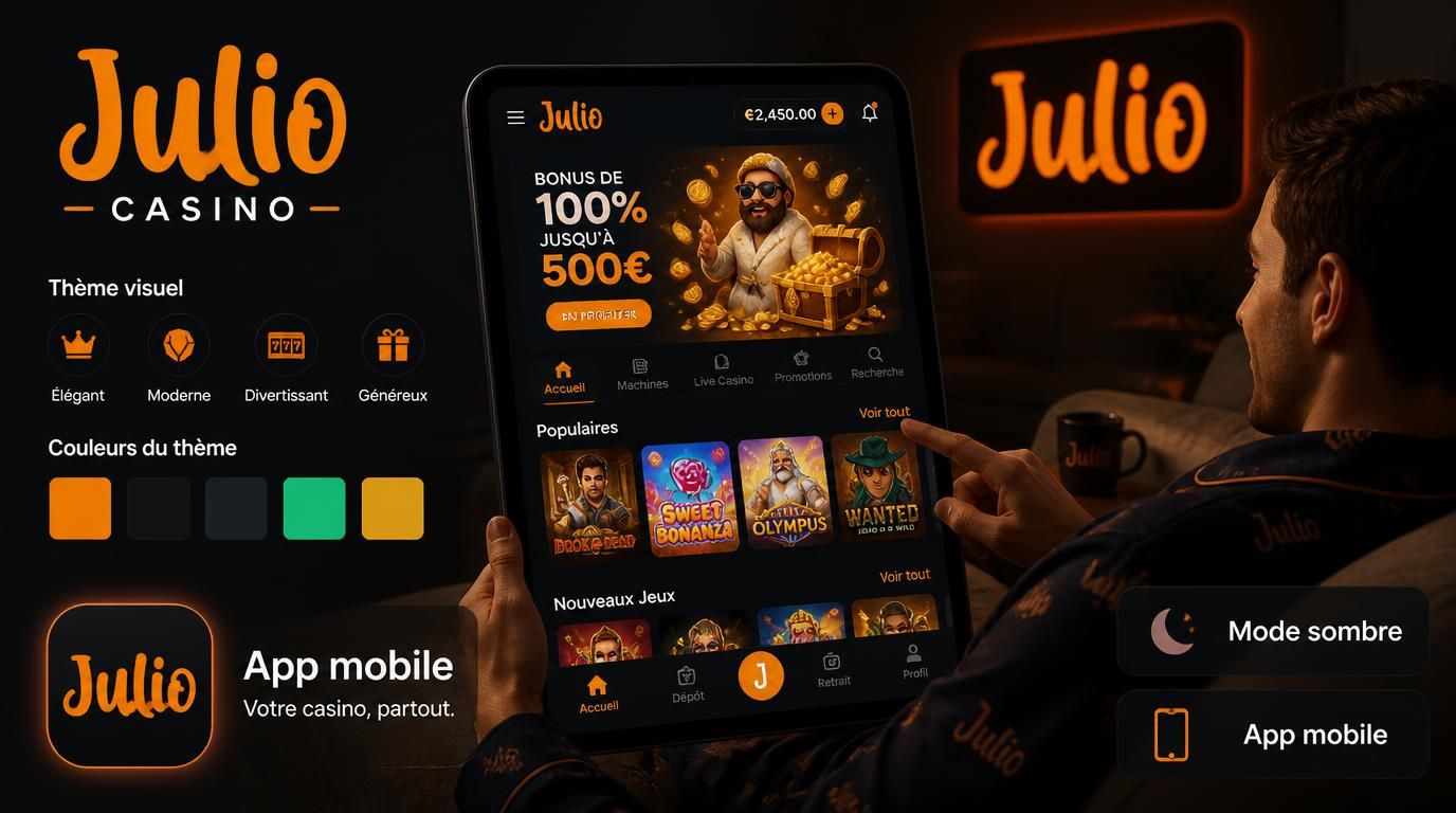 Utilisation mobile de nuit avec interface sombre